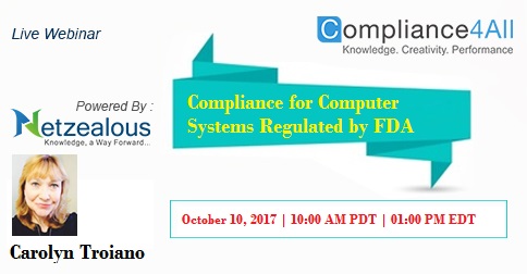 Overview:
The Webinar will focus on the importance of ensuring that electronic record/electronic signature (ER/ES) capability built into FDA-regulated computer systems meets compliance with 21 CFR Part 11. This includes development of a company philosophy and approach, and incorporating it into the overall computer system validation program and plans for individual systems that have this capability.